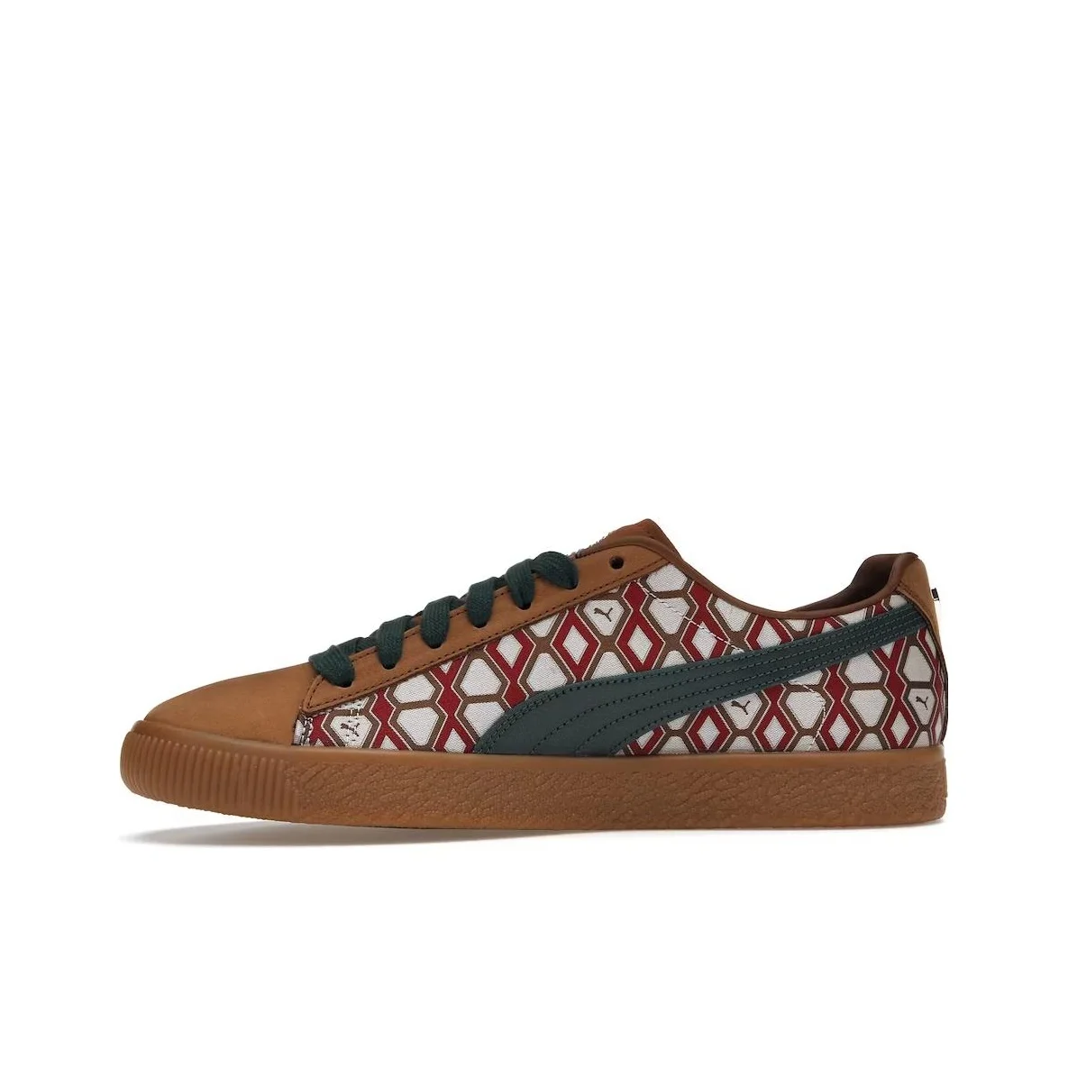 PUMA Clyde Low top Skateboard Shoes Unisex Brown 388170-01