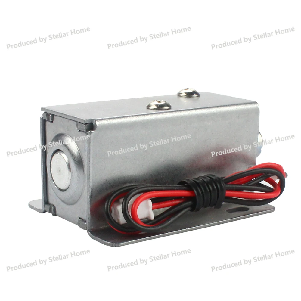DC12v24v Small Electric Bolt Lock Normally Open Door Lock Mini Electromagnetic Lock Electric Control
