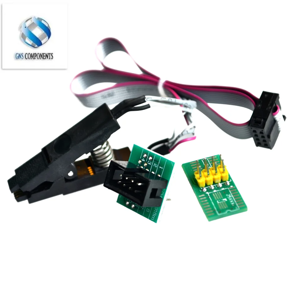 CH341A 24 25 Series EEPROM Flash BIOS USB Programmer Module + SOIC8 SOP8 Test Clip For EEPROM 93CXX / 25CXX / 24CXX DIY KIT