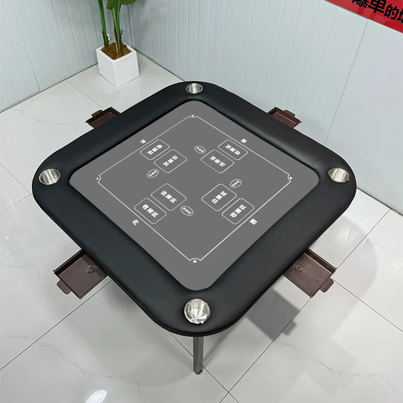 Leather Cashmere Egg Foldable Self-contained Tablecloth Free Installation with Cup Holder Leisure Entertainment