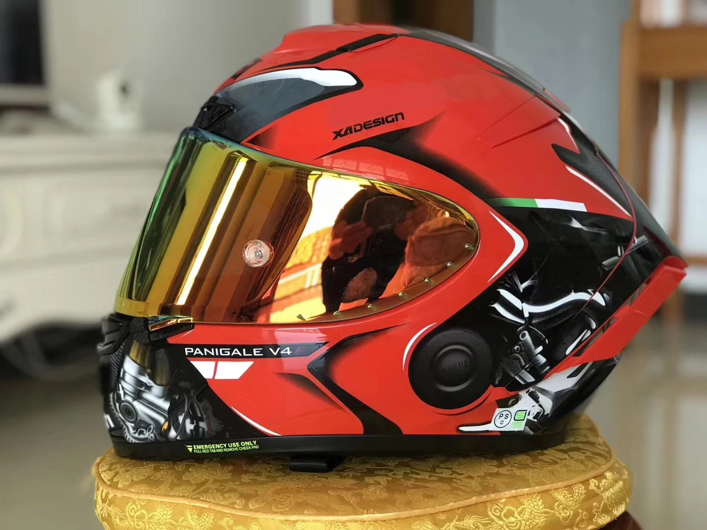 Casco De motocicleta De cara completa X14 rojo du Casco De moto De carreras De Motocross Casco De Motocicleta