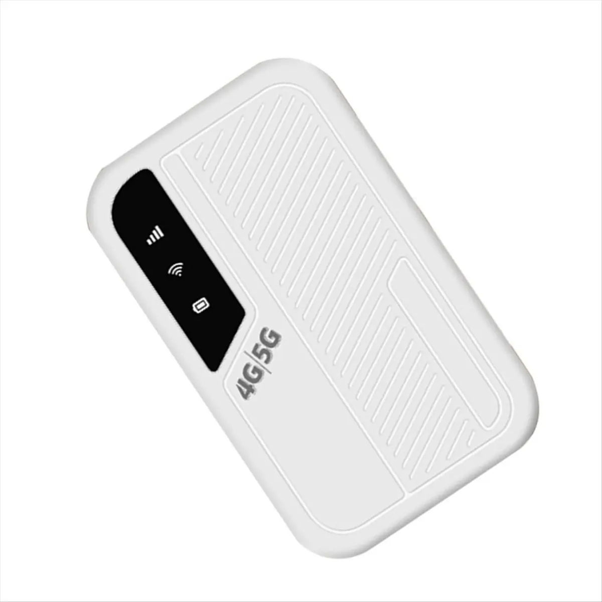 《Factory Direct》4G 5G Mobile Hotspot Travel WiFi Hotspot SIM Slot 300Mbps Stable Connection Supports 10 Devices Eurasian White