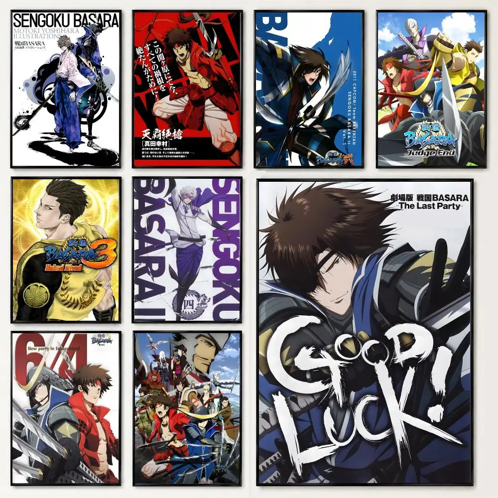 Anime Sengoku Basara Poster Poster HD Printing Soothing And Cream Style Home Decor For The Living Room Cafes Gift
