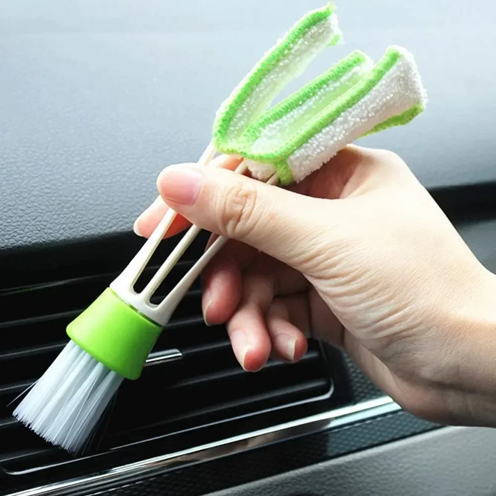 Brosse universelle pour évent de climatisation de voiture, outils de détail intérieurs, 3 pièces