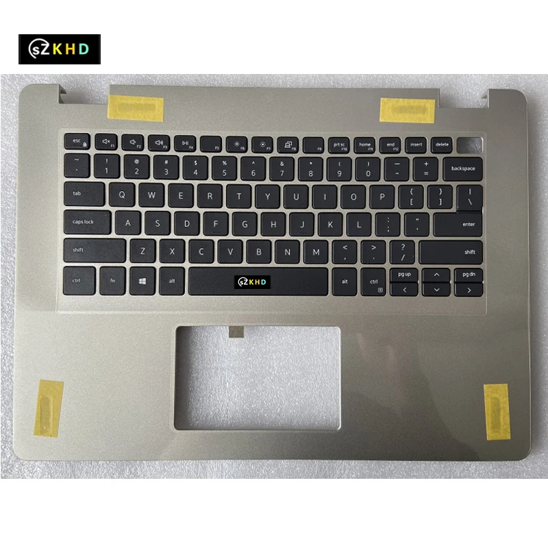 New For Dell Vostro 14 3400 V3400 NO Touch Pad Silver C Shell Keyboard Bezel Top Cover Palmrest Upper Case Laptop Accessories