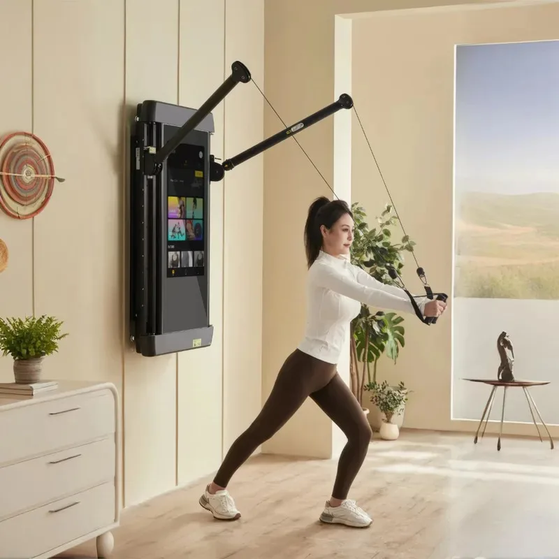 

Bt Virtual Workout Screen Fitns Studio Smart Mirror Price Personal Trainer Interactive Home Gym for Sale