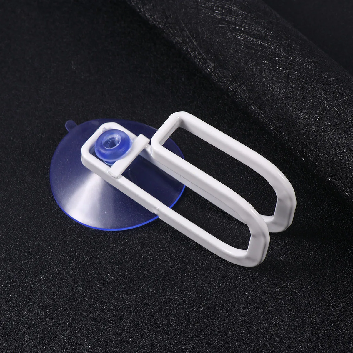 

Stainless Steel Basin Sponge Rack Suction Cup Drain Holder Shelf For Sink Wall White U-Shaped Design Water Resistant Holds