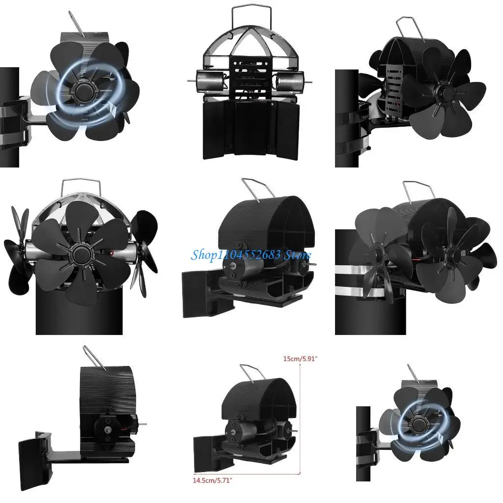 

Y6GD мини -камин вентилятор 18BLADE Тепловой