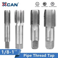 XCAN HSS Pipe Tap 1/8 1/4 3/8 1/2 3/4 1'' Metal Screw Thread Tap Threading Tools Hand Tools