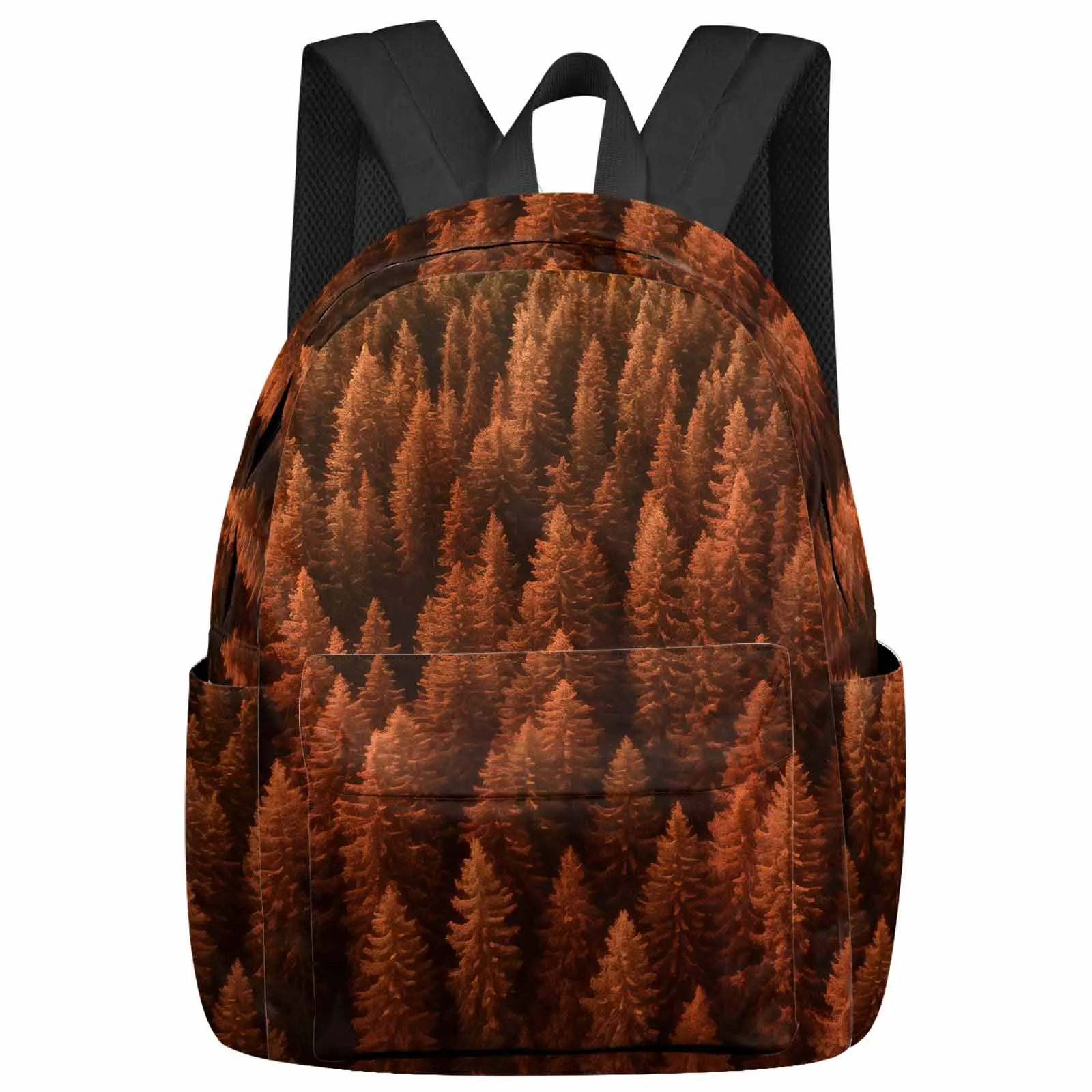 

Wallpaper Forest Tree Autumn Backpacks Teenagers Student School Bags Laptop Custom Backpack Men Women Travel