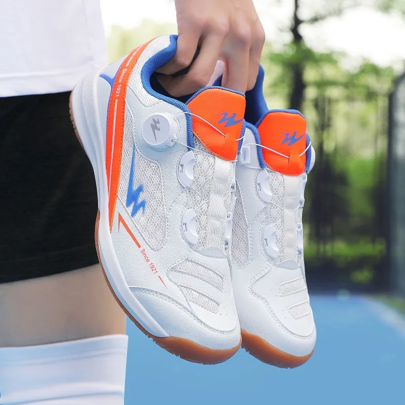 Professional Mens Table Tennis Shoe Anti-Slip Couples Sport Shoes Badminton Tennis Shoe Unisex Indoor Court Shoes Men