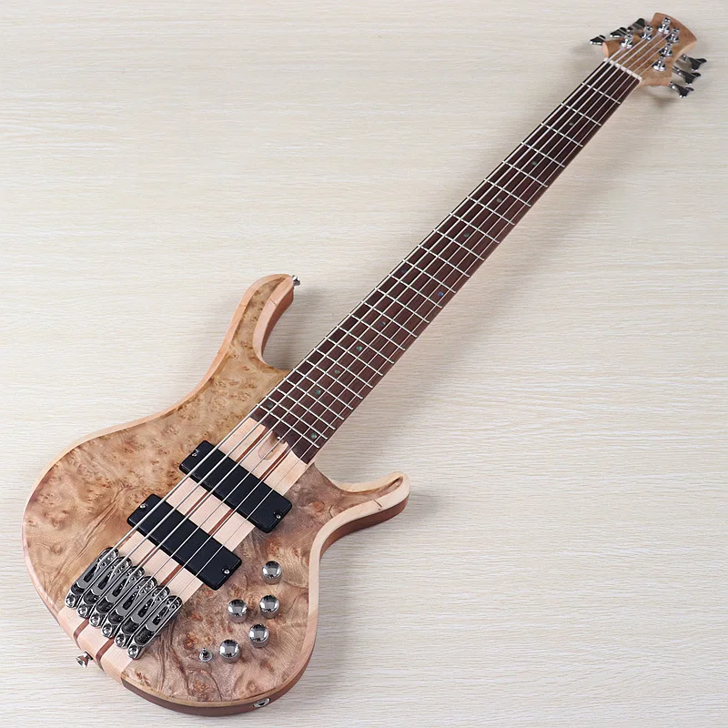 Professional Performance Six-String Electric Bass Guitar Basswood Body Maple Neck Ebony 5-String Wholesale Instrument