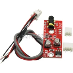 MAX9812 electret microphone amplifier board voice voice module DC 3V 5V 12V input with line microphone amplifier