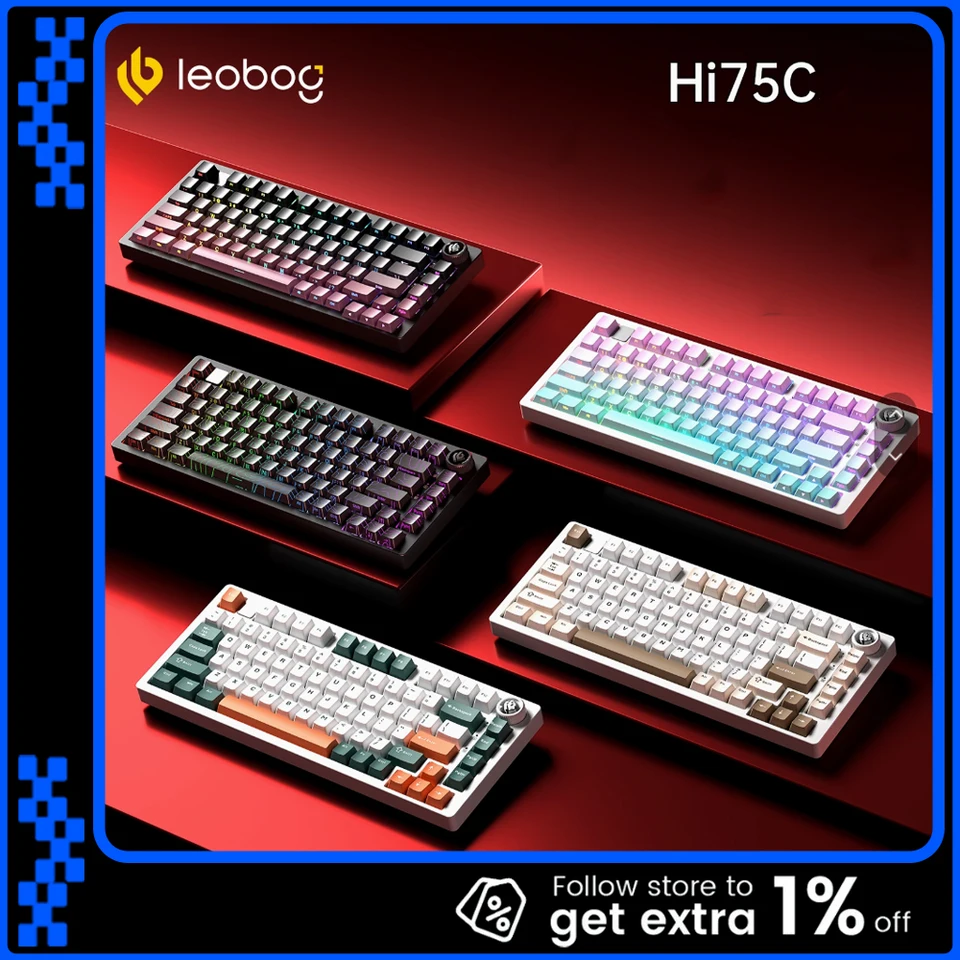 LEOBOG Hi75C メカニカルキーボード 3モード/有線キット ホット