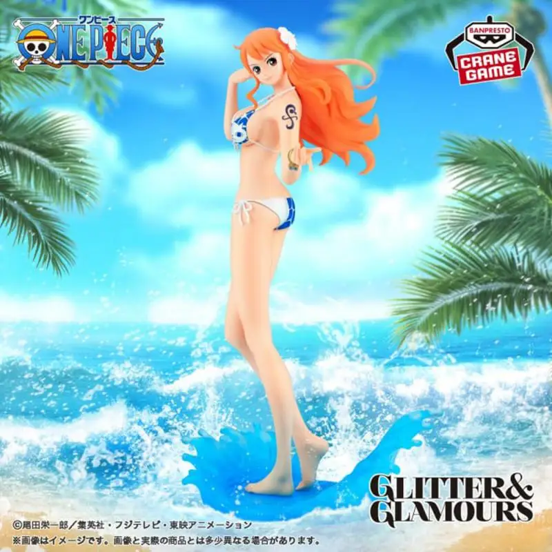 Origineel Op Voorraad Banpresto Glitter & Glamours Splash Stijl Een Stuk Nami Nico Robin Anime Figuur Model Boxed Speelgoed gift Echt