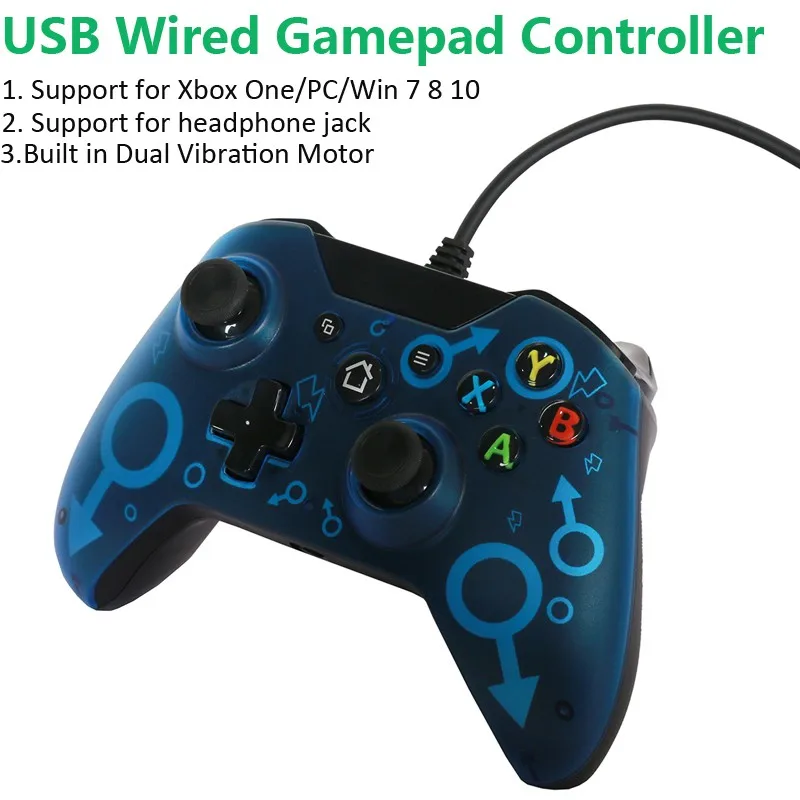 Проводной контроллер для видеоигр JoyStick Mando Microsoft Gamepad Controle Joypad для ПК с ОС Windows