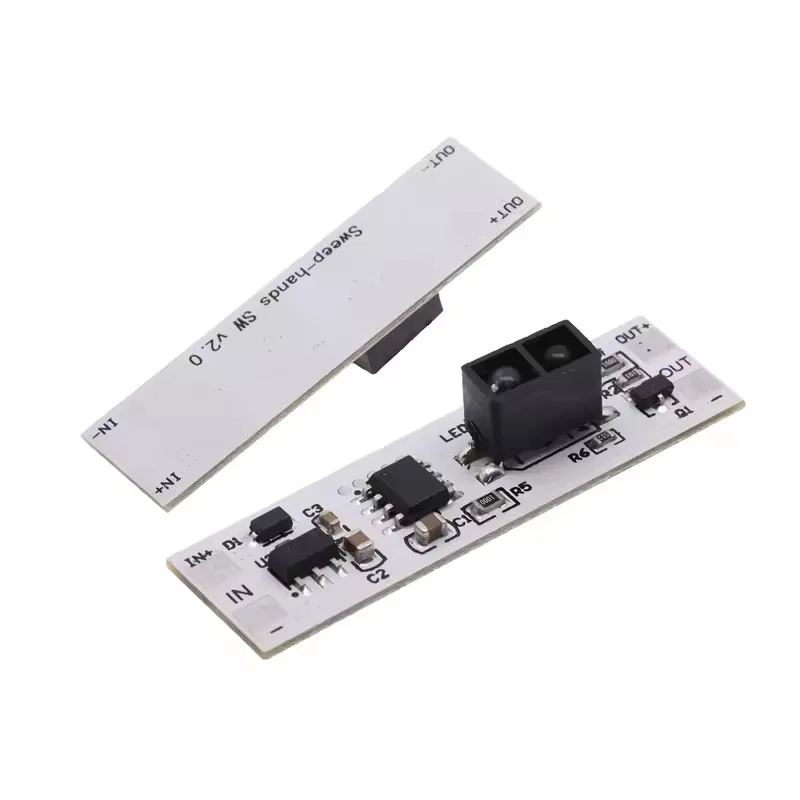 10~100Pcs Hand Sweep Induction Switch Module 5V 12V 24V 72W Non Contact Wave Sensor  Cabinet Wardrobe Shoe Cabinet LED Lighting