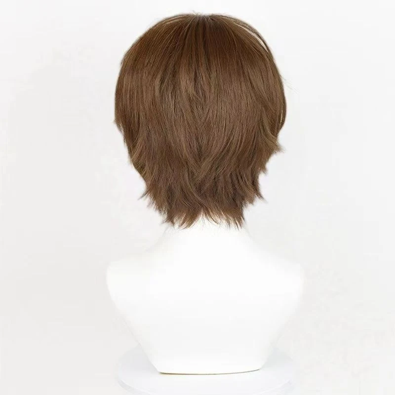 エリ・クラーク ゲームロール ヘッドギア パーティー メンズ ドレスアップ アクセサリー シミュレーションウィッグ ゲームアイデンティティ Ⅴ 預言者コス ショートヘアウィッグカバー