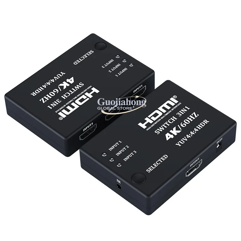 

High definition 4K 3x1 Switch 3IN1 Port Switcher YUV 4:4:4 HDR with remote control screen cutting