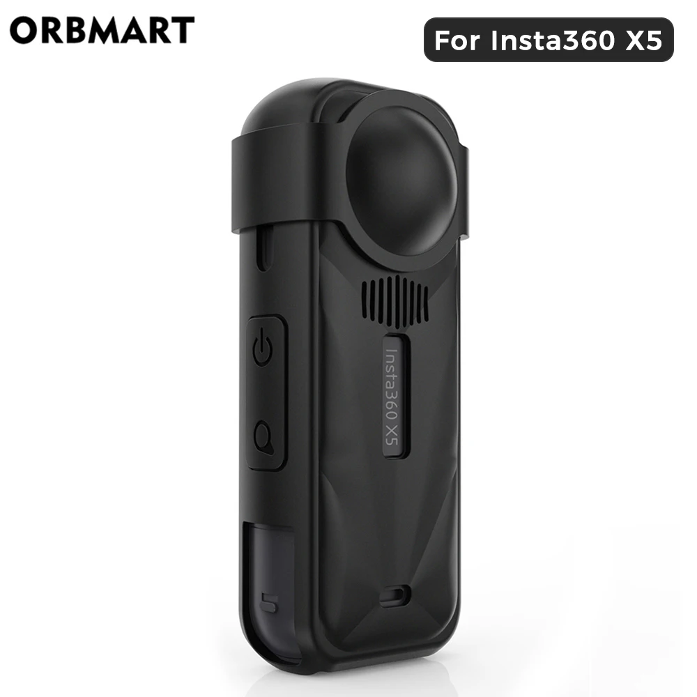 Schutzhülle für Insta360 X5, Objektivdeckel, Silikonhülle, Displayschutzfolie, kratzfester Schutz für Insta 360 X5 Zubehör