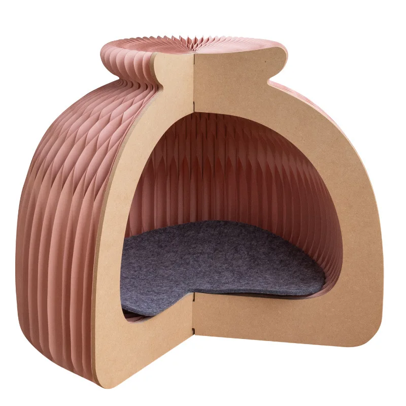 

Creative steamed buns cat nest universal in all seasons Closed cat house Warm in winter