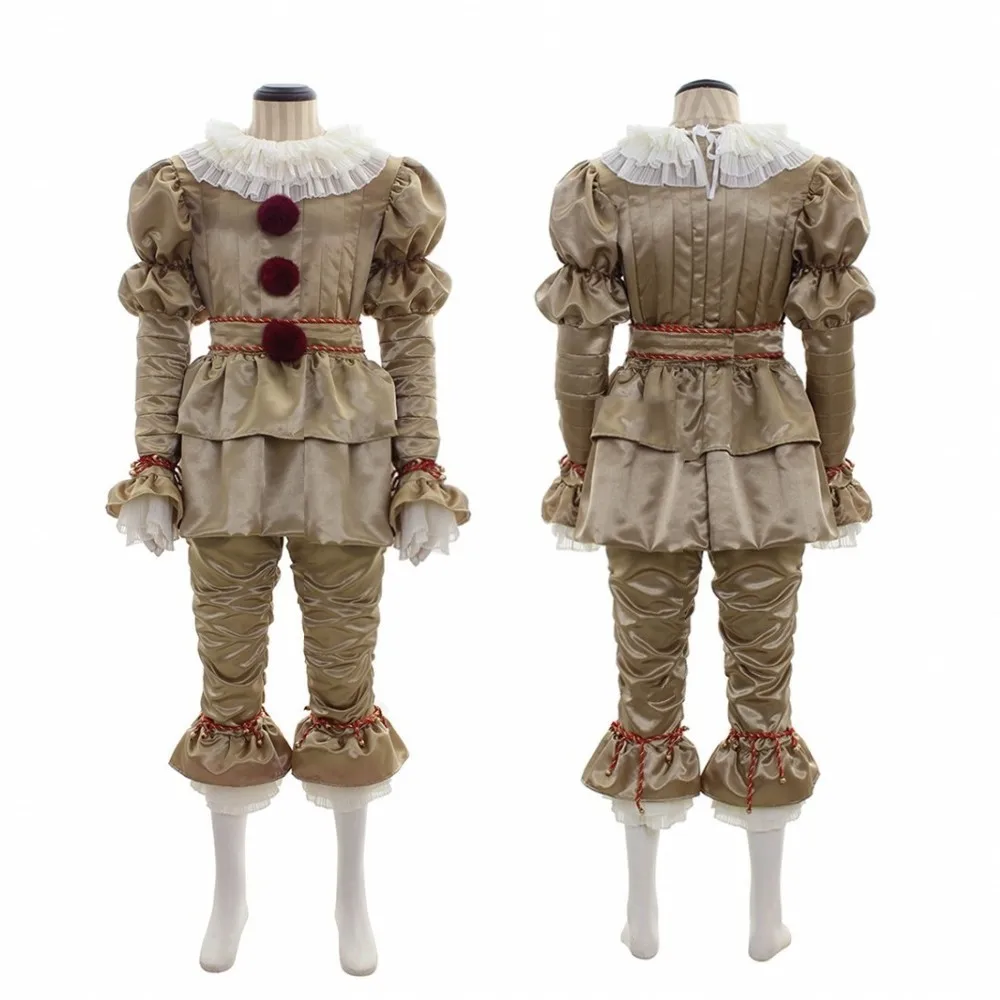 2026 New IT Pennywise Cosplay Costume – Men's Horror Stage Performance Outfit for Halloween (Stephen King) view 2