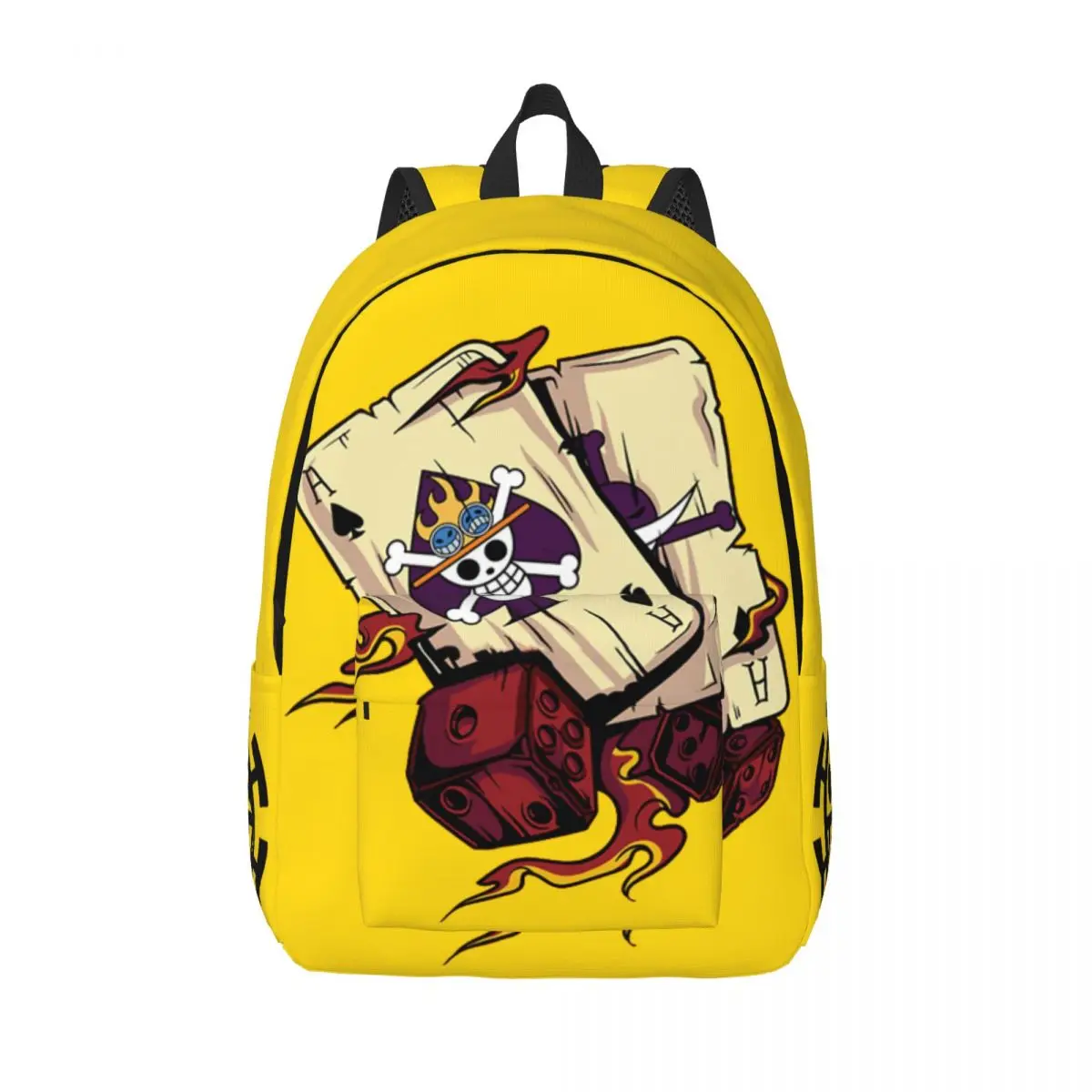 Japanese Anime Character Ace Laptop Bag ONE PIECE Teenager Portable Outdoor Back To School Gift Retro Washable Bookbag