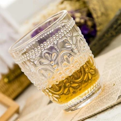 300ml Glass Cup Heat-Resistant Juice Milk Whiskey Cocktail Drinking Glasses Drinkware for Home Bar Party for Woman Coffee Mugs