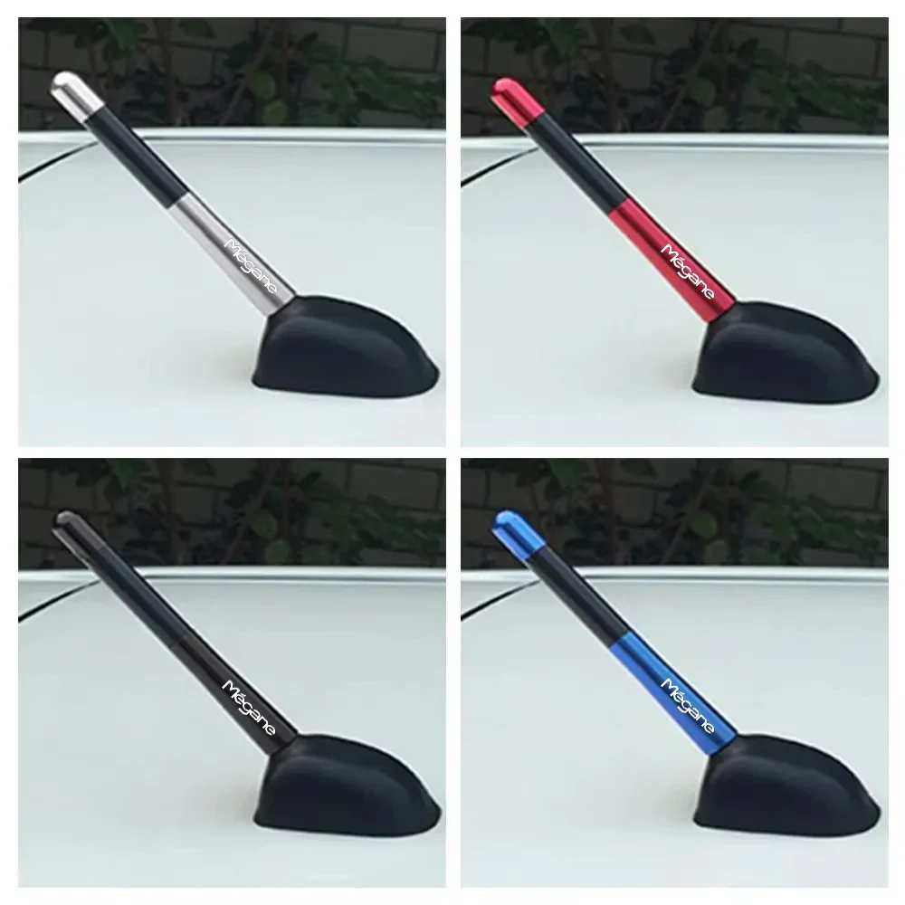 8/12CM Universal Enhanced Signal FM AM Car Radio Antenna Mast For Renault Megane Logo Embkem Stereo Auto Radio Auto Accessories view 2