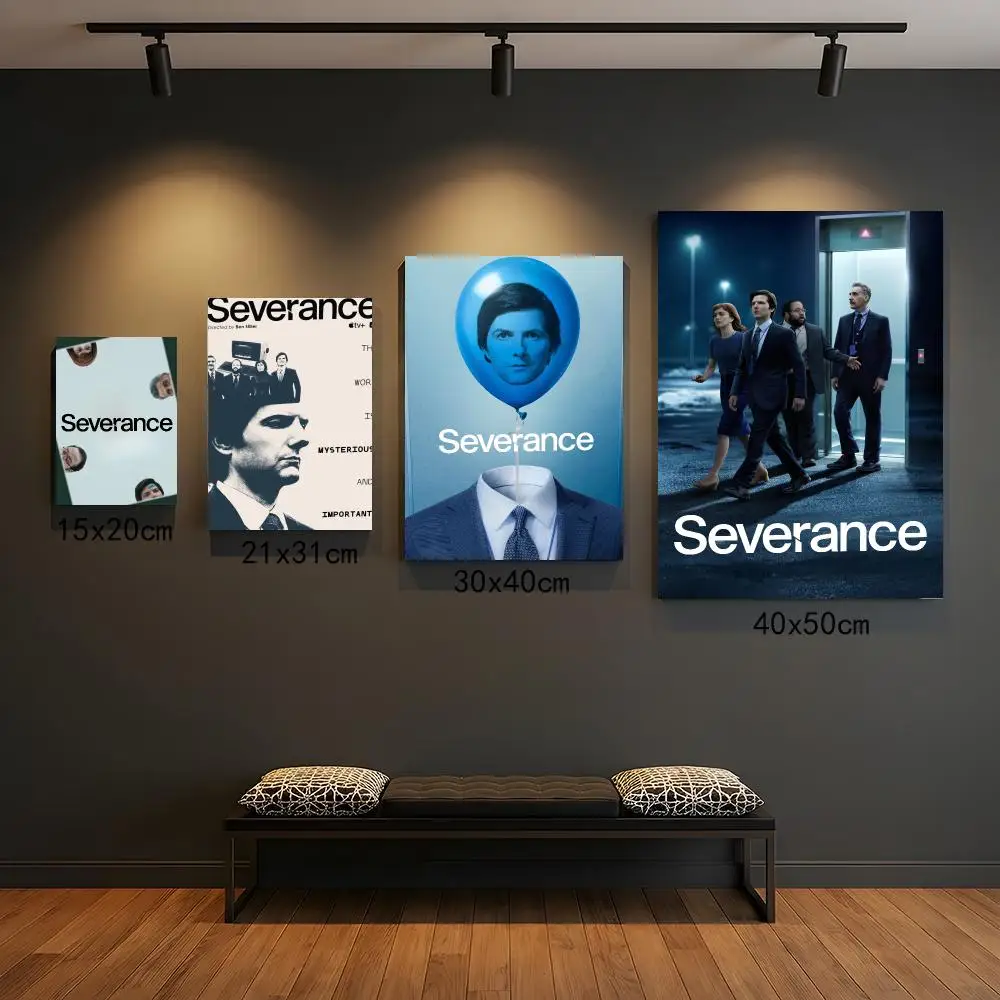 tv series S-Severance-E Poster Self Adhesive Wall Decor for Modern Home Cafe Office and Bar