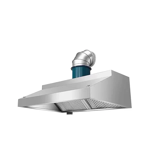 شفاط المطبخ التجاري، فتحة تهوية عادم من الفولاذ المقاوم للصدأ مع أنبوب مربع موفر للطاقة وميزة مرنة للمستشفيات