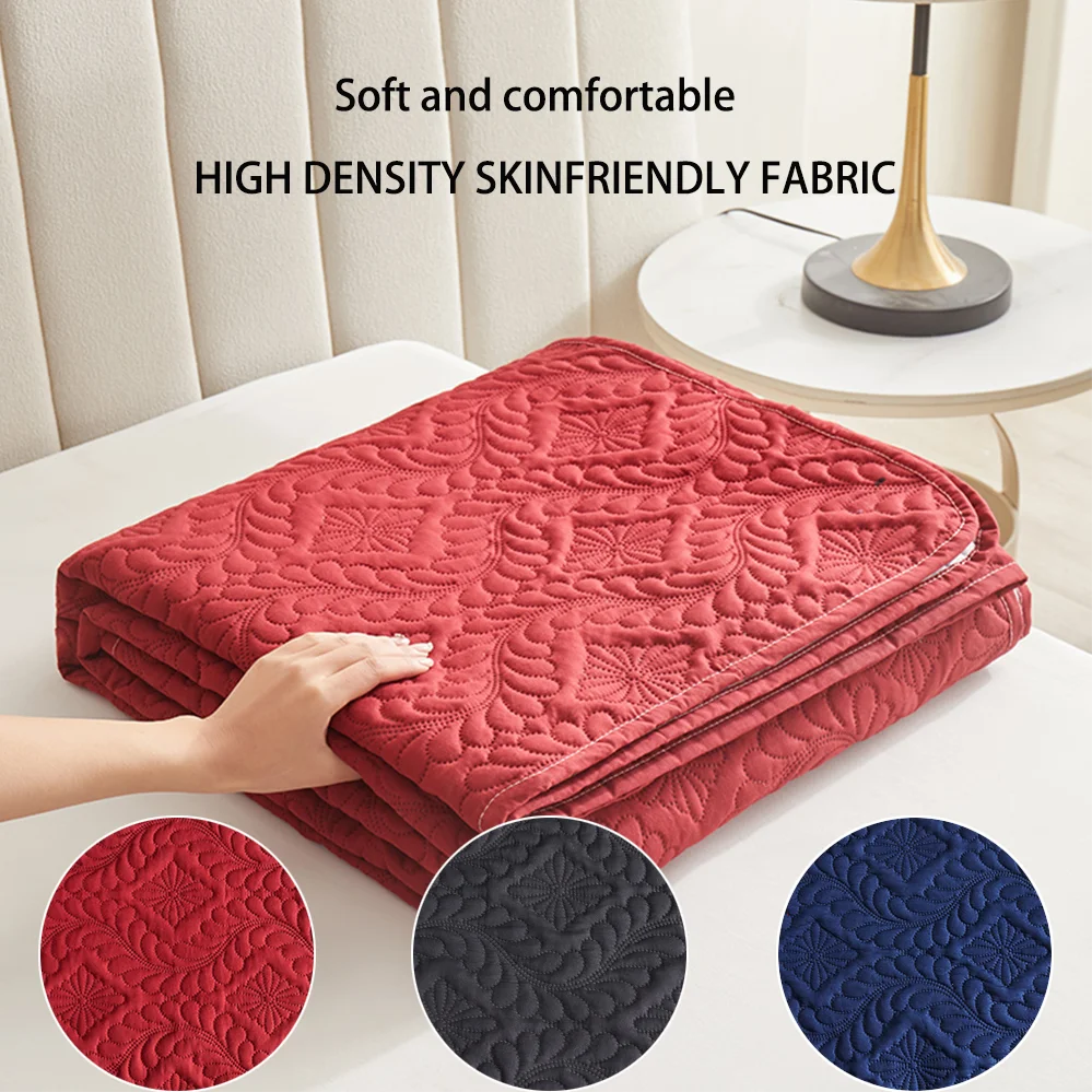 1pc Waterproof Pet Bed Cover, Bed and Sofa Protection Mat, Suitable for Dogs and Cats (Red, Dark Blue, and Gray)