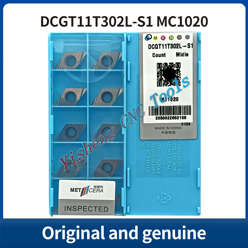 

METCERA Cutting Tools DCGT11T302L-S1 DCGT11T302R-S1 DCGT11T304L-S1 DCGT11T304R-S1 MC1020 CNC carbide inserts