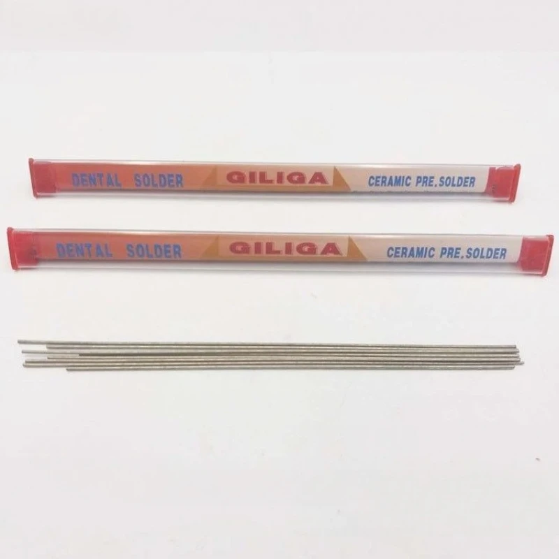 1 Tube Dental Solder Rods Ceramic Pre Solder Dental Lab Technician Welding Material Denture Processing Oral Repair Tools