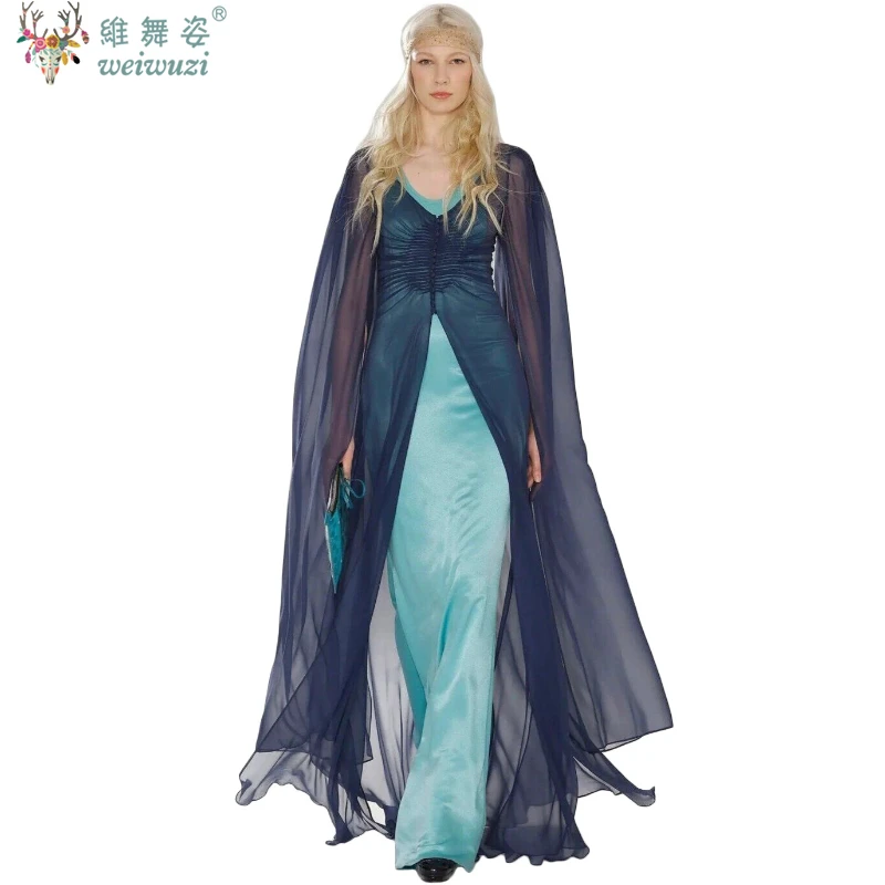 

Halloween Queen Stage Drama Costume Egyptian Queen Costume Myth The Goddess Athena Role Play Cosplay Fancy Party Adult Dress