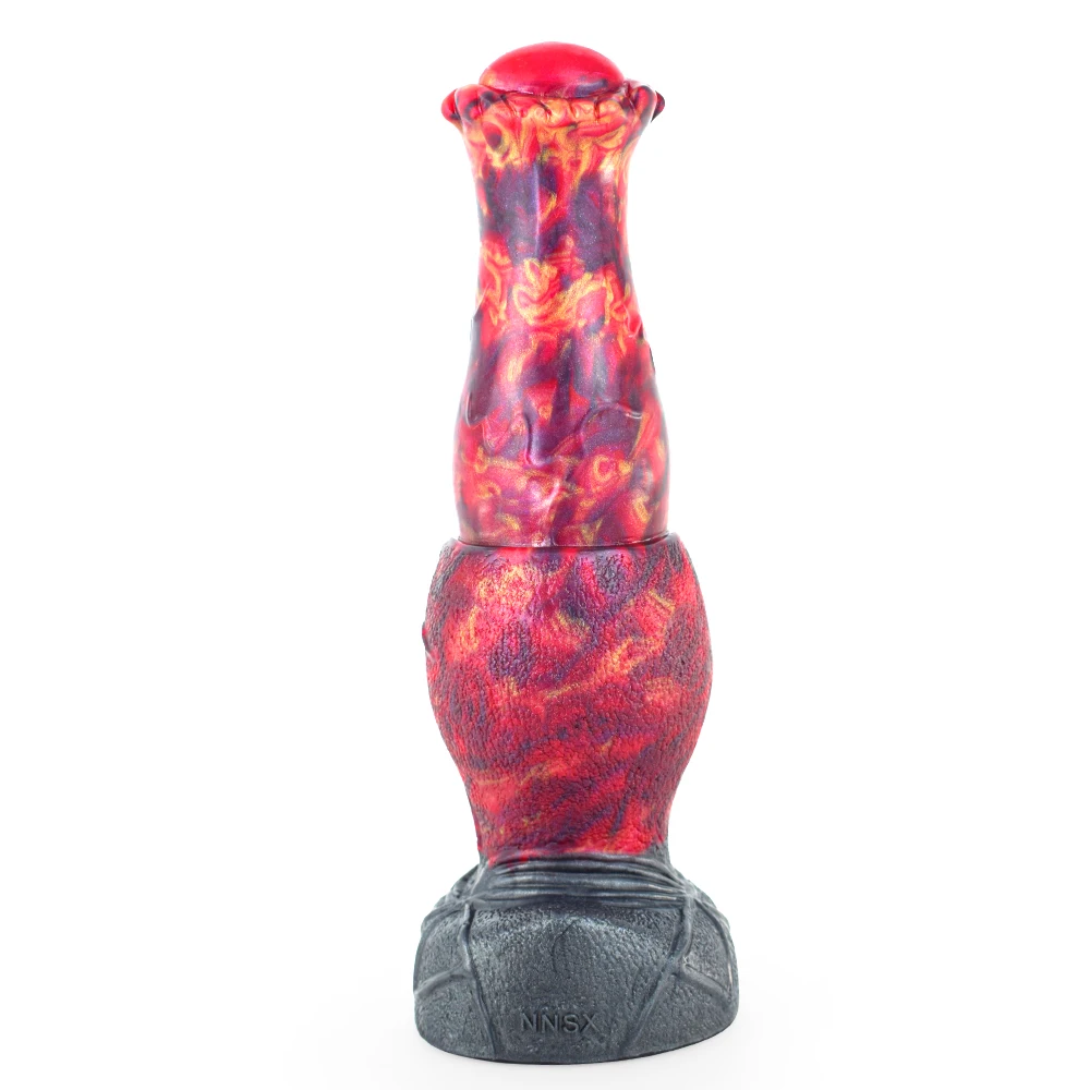 NUUN Alien Horse Dildo with Suction Cup Knot Flower Head Prostate Stimulator Cock Buttplug Sexy Shop Toy for Women Men Foreplay