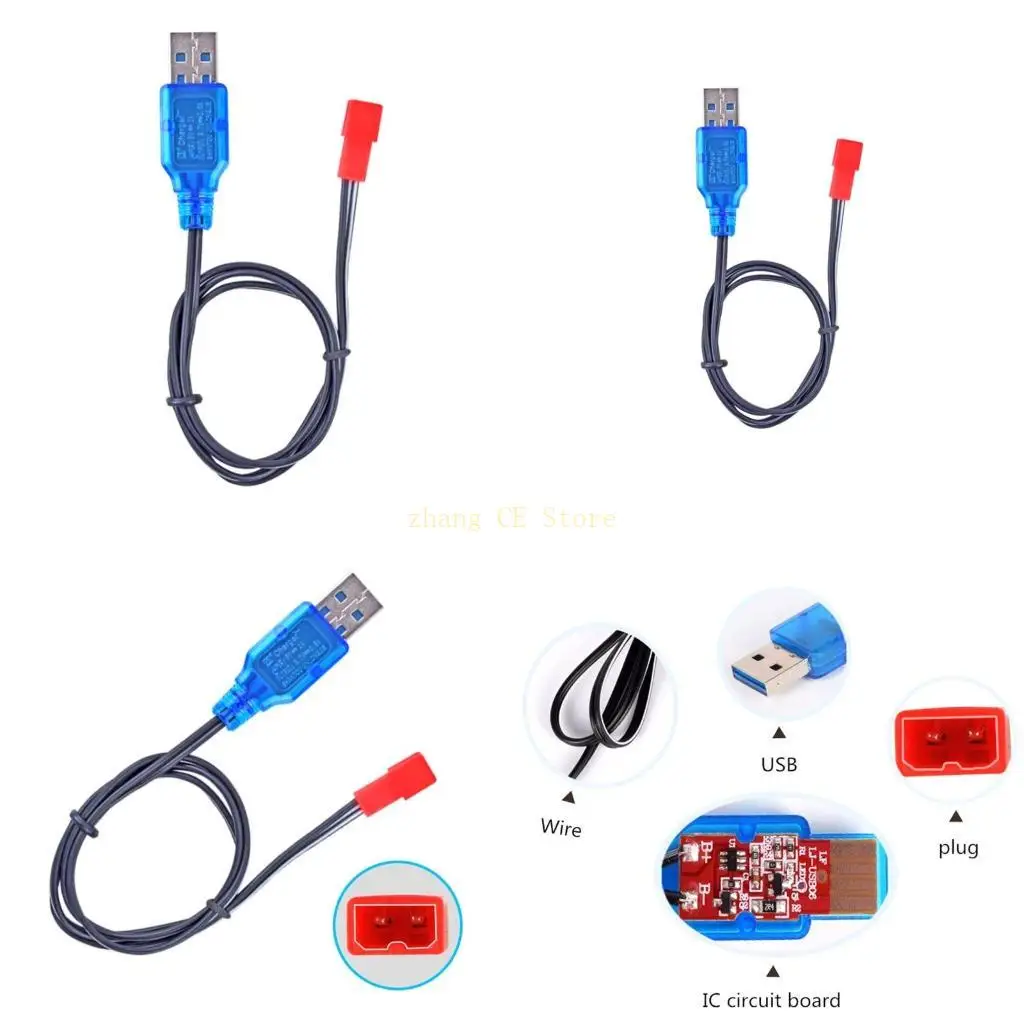 

M5TD 3.7V 400MA Intelligence Attelligence Actatue Batterge RC Remote Control JST-2P Проводка