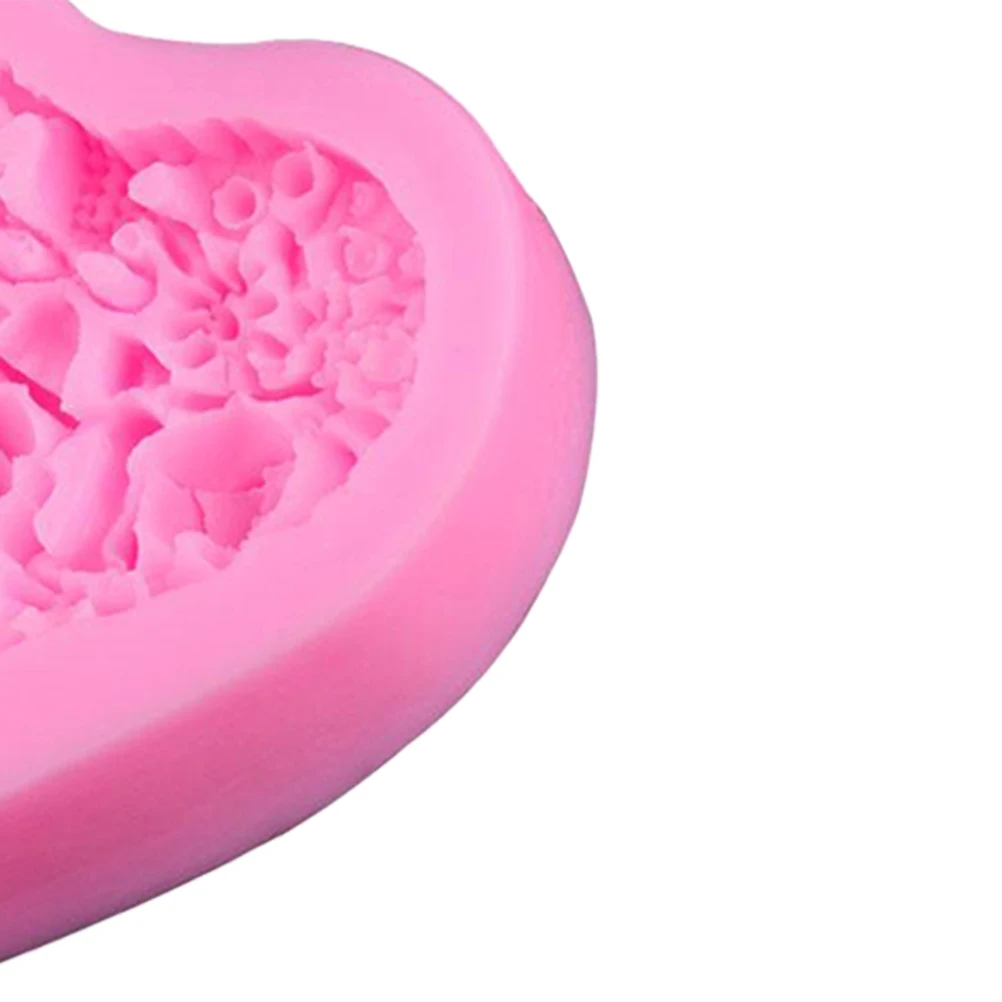 

Silicone Heart Cake Mold Pans Baking Tools 3D Fondant Molds Pastry Decor Clay Polymer Reusable Eco Friendly DIY Crafts