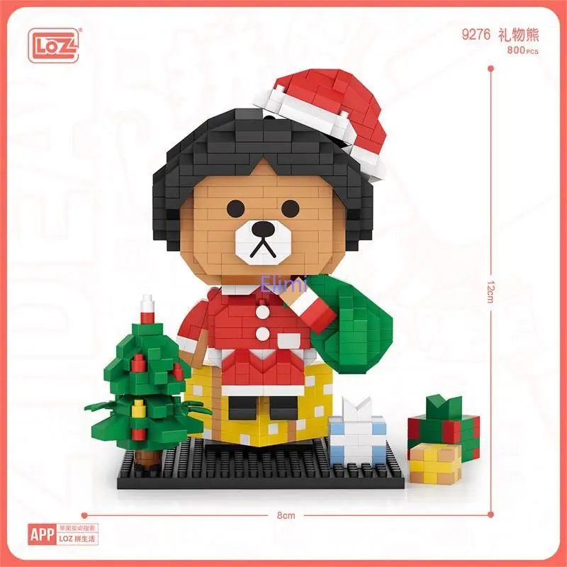 LOZ Mini Blocks Beautiful Cartoon Character Cute Girl Small Bricks Brinquedo Boy Gift Girl Present Christmas New Year Goods