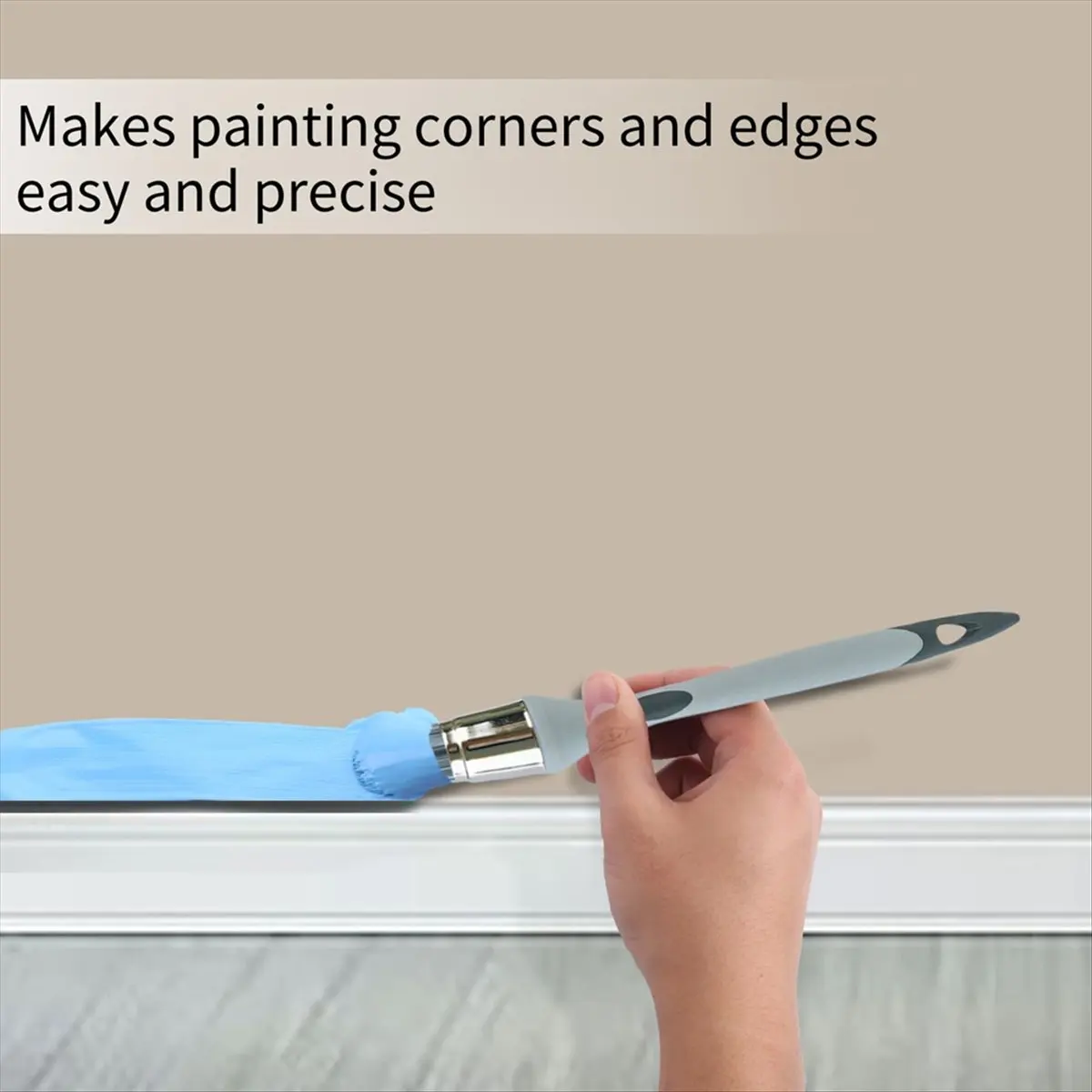 New Trim Paint Brush Edge Painting Tool Small Paint Brush for Touch Up Paint, Corner, Sash, Baseboard, 4 Pack