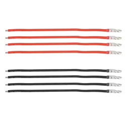 NEEBRC Silicone Wire 4.0mm Male Plug Connection Cable for 370 380 390 540 550 775 795 Brushed Motor Electronic Speed Controller
