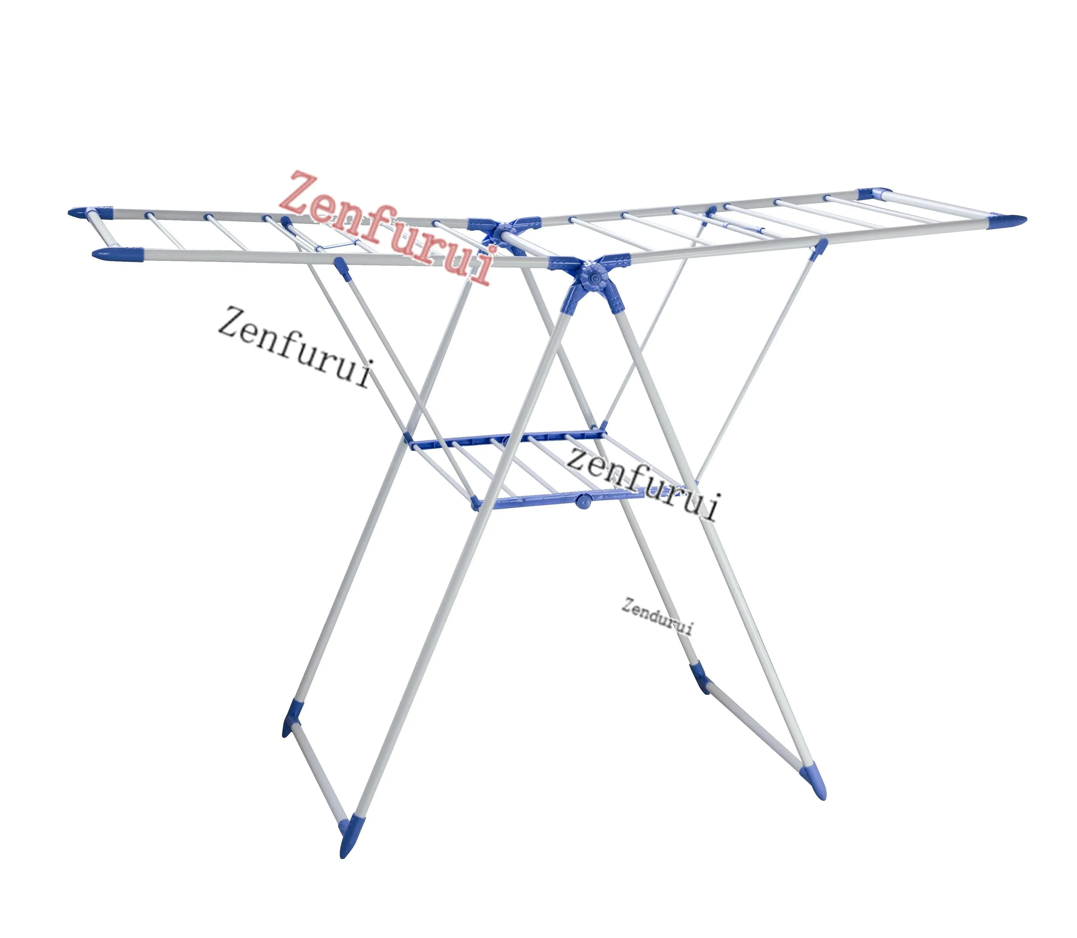 Foldable Laundry Steel Material Folding Clothes Drying Rack