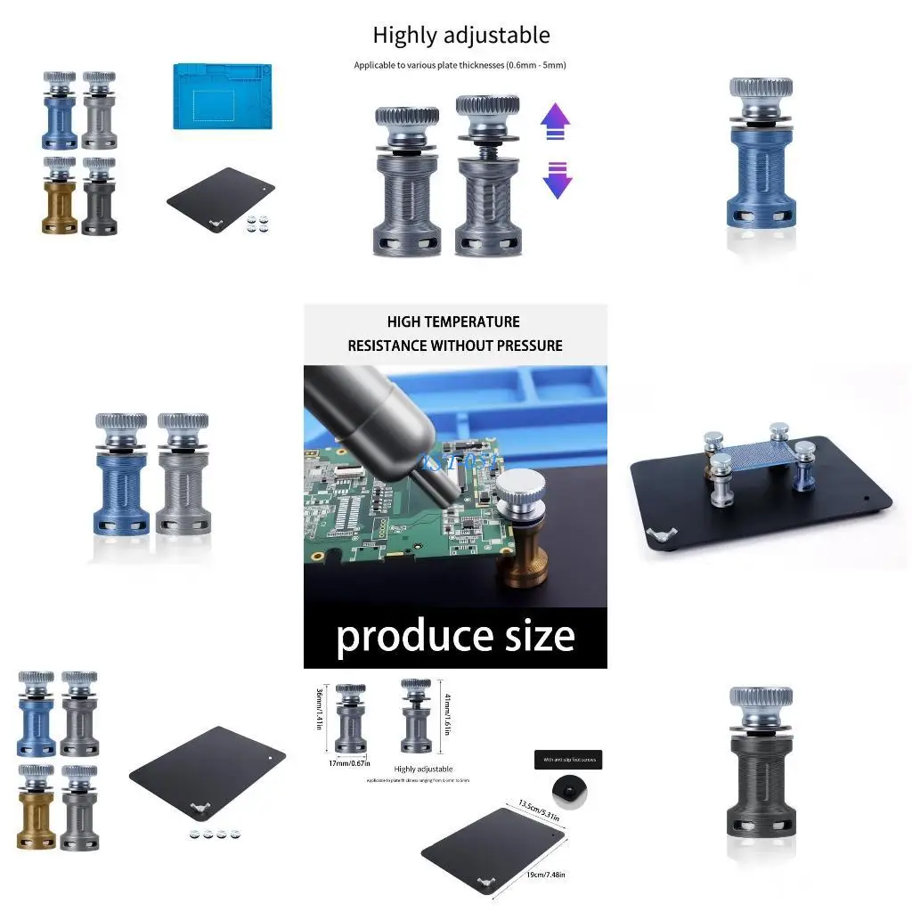 

E15A Strong Owner For PCB Repair Modifiable Height Heat Accepting Metal Substance