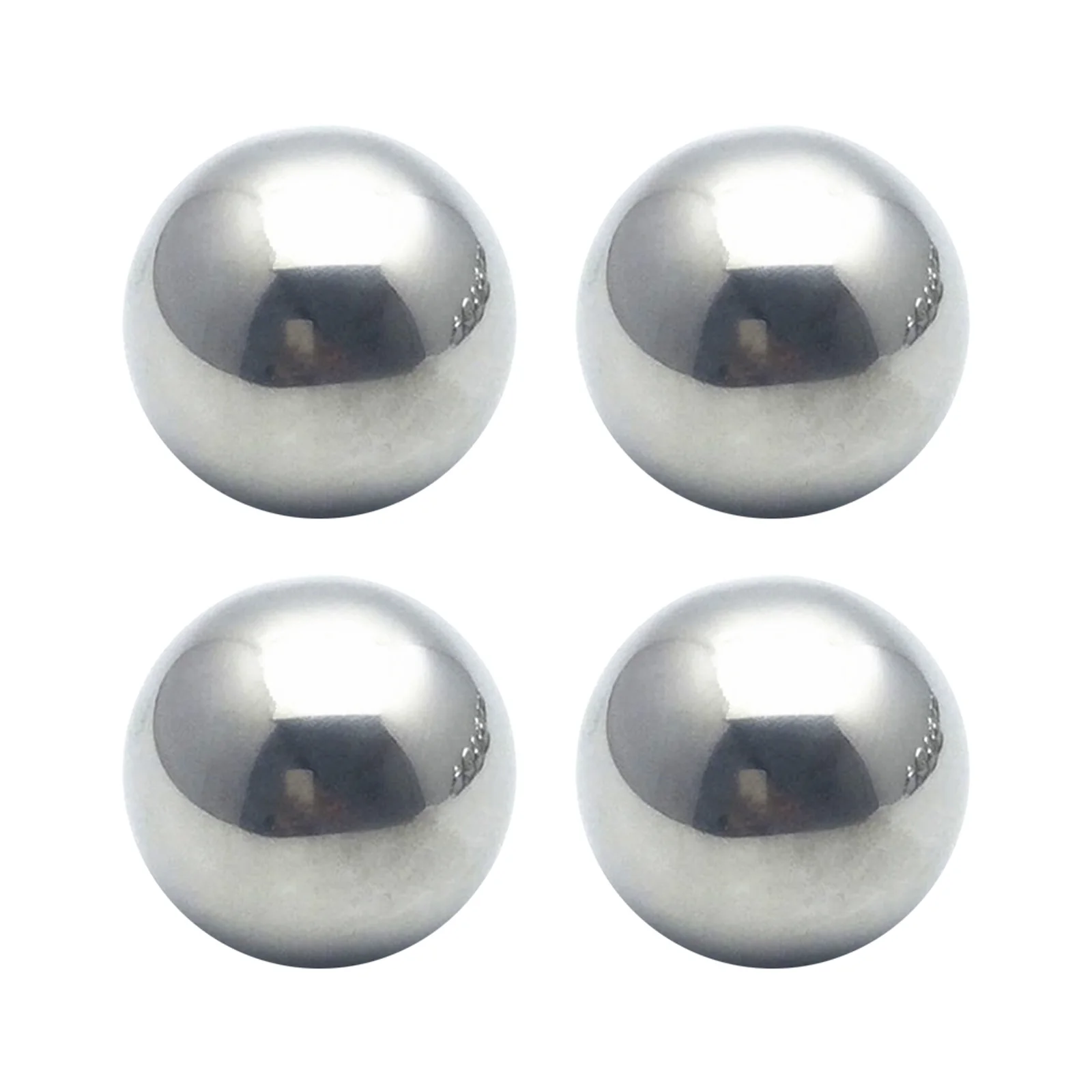 4Pcs Stainless Steel Ice Balls Reusable Metal Chilling Stones Ice Sphere Cubes for Men Drinks Stainless Steel Ice Round Balls