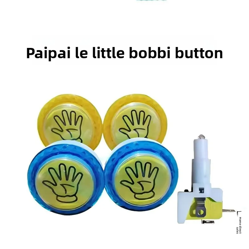 Arcade Game Coin Operated Machine Strong Elasticity Buttons Set with Enhanced Cannon Firing Keys Coin Operated Games