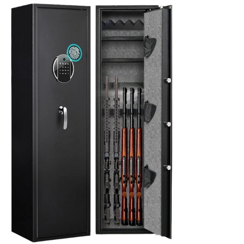 

New password, fingerprint, gun cabinet, ammunition storage, storage, iron sheet.