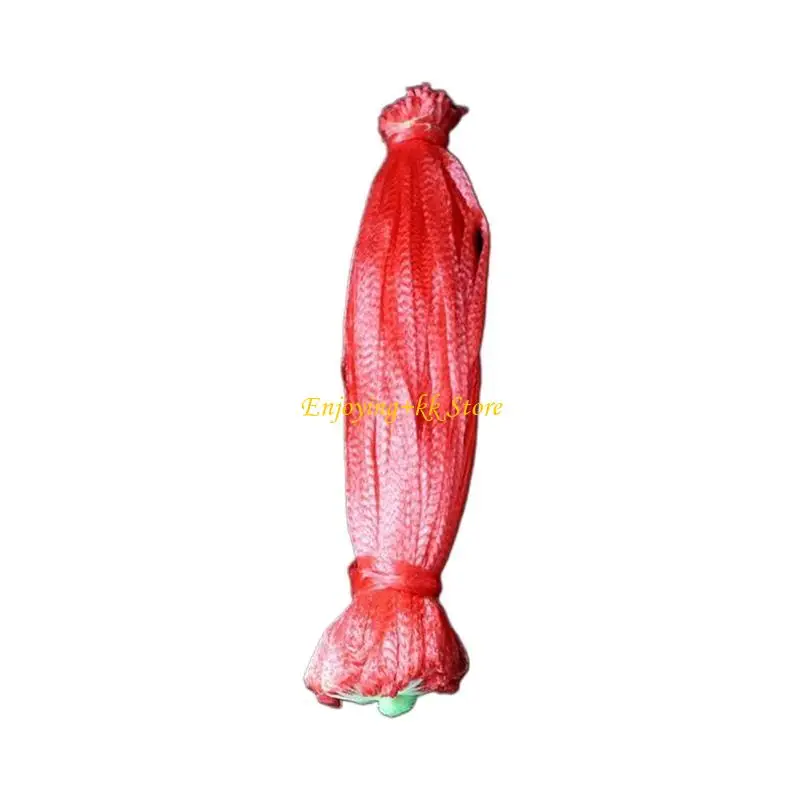 

Q1JB 100pcs Abrimelon Net. Прочный тяжелый арбузный гамак для садового двора колыбели для колыбели с шнуркой с шнуркой