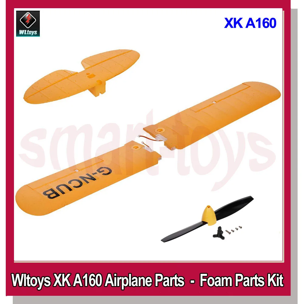 Wltoys XK A160 SKYLARK Left Right Tail wing group Rotor Blades Prepellers Kit Airplane Parts