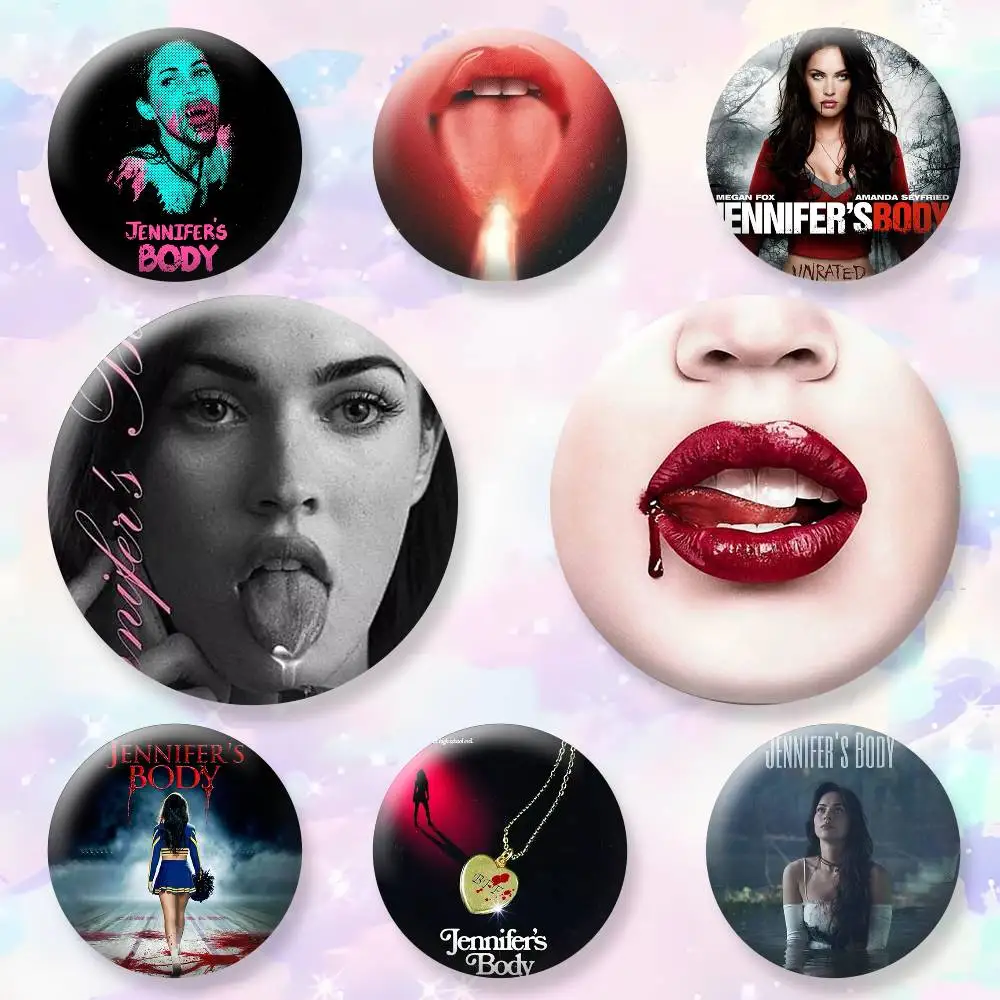 Pop Movie Jennifer Body Button Pins Backpack Clothing Decor Brooch Badge Jewelry Gifts for Kids