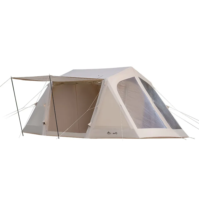 Outdoor Camping Automatic Inflatable Tent Two Bedrooms One Living Room Waterproof Folding Portable Multi-person